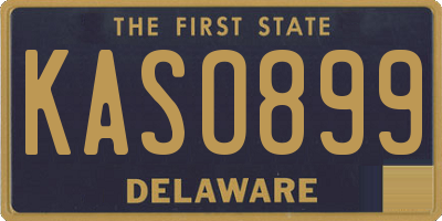 DE license plate KASO899
