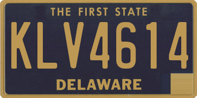 DE license plate KLV4614
