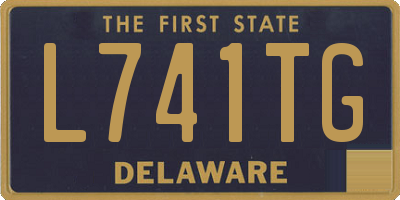 DE license plate L741TG