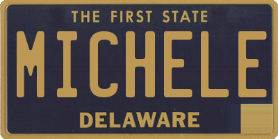 DE license plate MICHELE