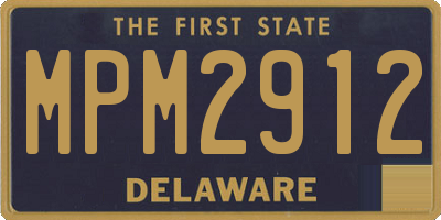 DE license plate MPM2912