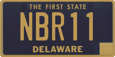 DE license plate NBR11