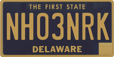 DE license plate NH03NRK