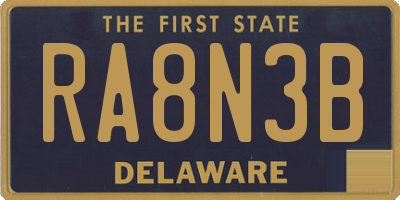 DE license plate RA8N3B