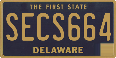 DE license plate SECS664