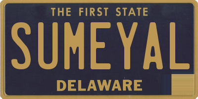 DE license plate SUMEYAL