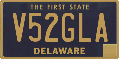 DE license plate V52GLA