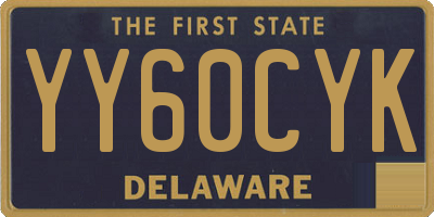 DE license plate YY60CYK
