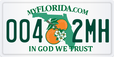 FL license plate 0042MH
