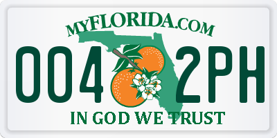 FL license plate 0042PH