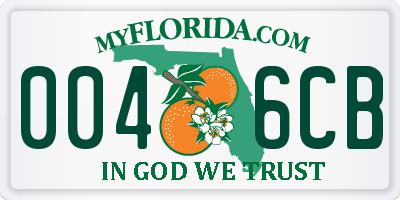 FL license plate 0046CB