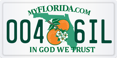 FL license plate 0046IL