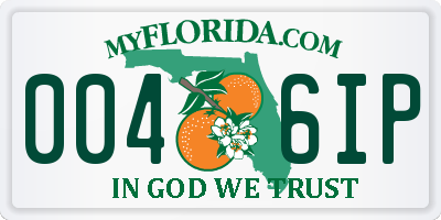 FL license plate 0046IP