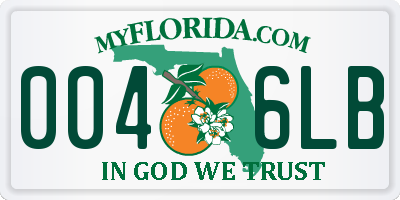 FL license plate 0046LB