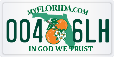 FL license plate 0046LH