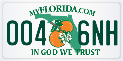 FL license plate 0046NH