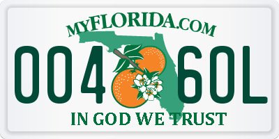 FL license plate 0046OL