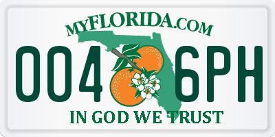 FL license plate 0046PH