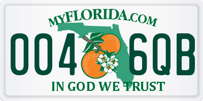 FL license plate 0046QB