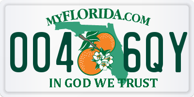 FL license plate 0046QY