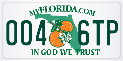 FL license plate 0046TP