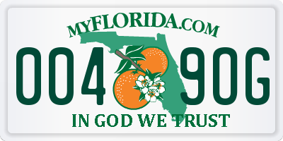 FL license plate 0049OG