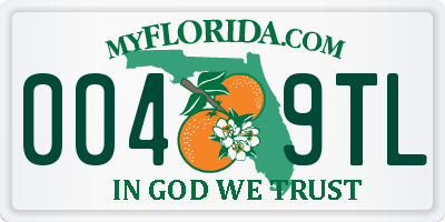 FL license plate 0049TL