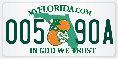 FL license plate 0059OA