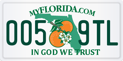 FL license plate 0059TL