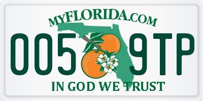 FL license plate 0059TP