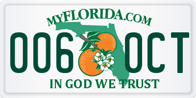 FL license plate 0060CT