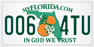 FL license plate 0064TU