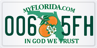 FL license plate 0065FH