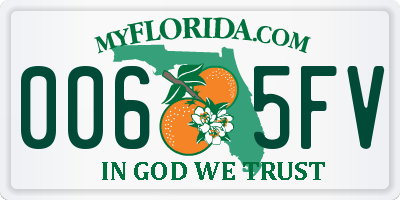FL license plate 0065FV
