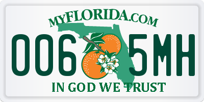 FL license plate 0065MH
