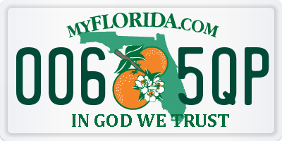 FL license plate 0065QP