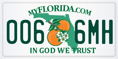 FL license plate 0066MH