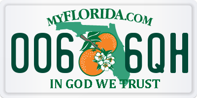 FL license plate 0066QH