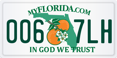 FL license plate 0067LH