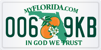 FL license plate 0069KB