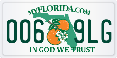 FL license plate 0069LG