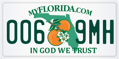 FL license plate 0069MH