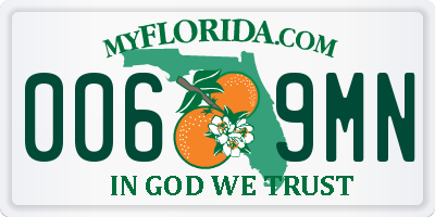 FL license plate 0069MN
