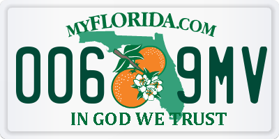 FL license plate 0069MV