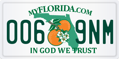 FL license plate 0069NM