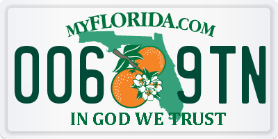 FL license plate 0069TN