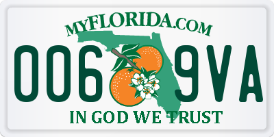 FL license plate 0069VA