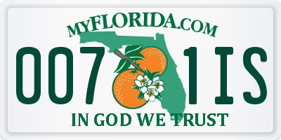 FL license plate 0071IS