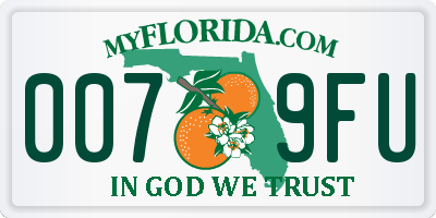 FL license plate 0079FU