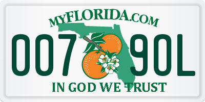 FL license plate 0079OL